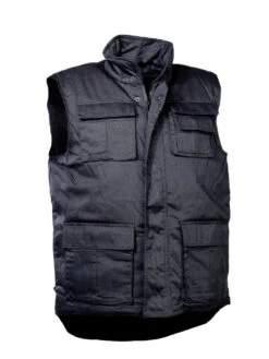 Ranger Weste Gefüttert -Outdoor Ausrüstungsgeschäft 010541 1 ranger weste gefuettert schwarz