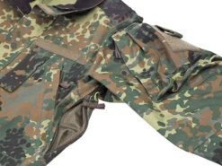 Bundeswehr Kampfjacke Einsatz/Übung Lang -Outdoor Ausrüstungsgeschäft 03472Vd2 bundeswehr kampfjacke flecktarn lang detail