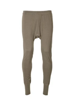 Original Bundeswehr Plüsch Unterhose Winter Oliv
