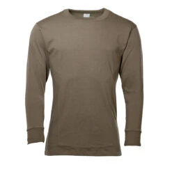 Original Bundeswehr Unterhemd Langarm Oliv