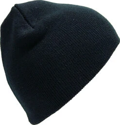 Beanie Strickmütze Schwarz
