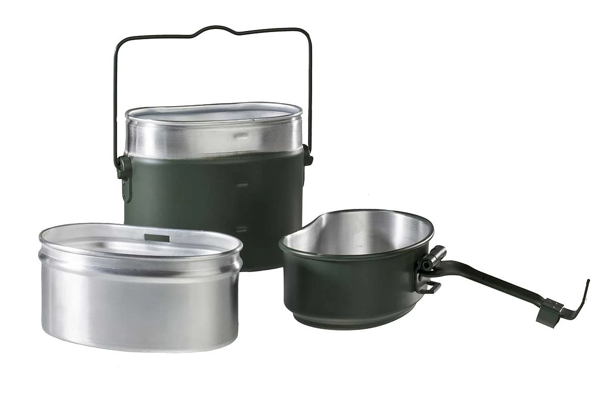 Bundeswehr Kochgeschirr Oliv 4 Bundeswehr Kochgeschirr Oliv – Bild 2