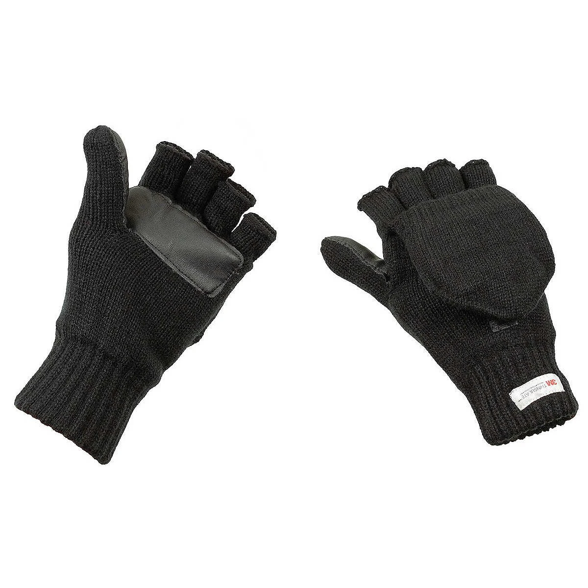 Strick Faust-Fingerhandschuhe Mit 3M-Thinsulate-Fütterung 4 Strick Faust-Fingerhandschuhe Mit 3M-Thinsulate-Fütterung – Bild 2