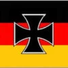 Flagge Deutschland/Eisernes Kreuz -Outdoor Ausrüstungsgeschäft 170428 Flagge 90x150 BR Deutschland mit Eisernem Kreuz