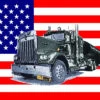 Flagge U.S.A. Mit Truck