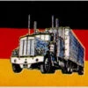 Flagge Deutschland Mit Truck -Outdoor Ausrüstungsgeschäft 170440 Flagge 90x150 BR Deutschland mit Truck
