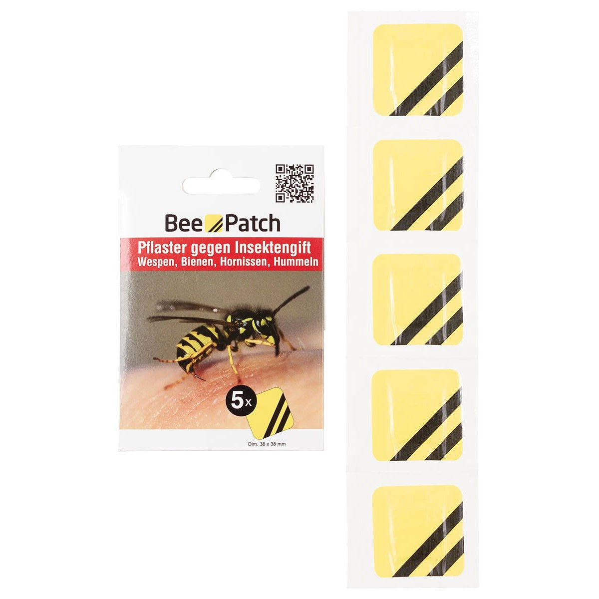 Katadyn 5 St. Insektenpflaster Bee Patch Gegen Bienen-, Wespengift Usw. 4 Katadyn 5 St. Insektenpflaster Bee Patch Gegen Bienen-, Wespengift Usw. – Bild 2