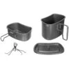 Fox Outdoor Camping Topfset Titan 750ml + 400ml 2 Fox Outdoor Camping Topfset Titan 750ml + 400ml -Outdoor Ausrüstungsgeschäft 33327d1 fox outdoor titan camping topfset 750ml 400ml