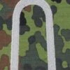 BW Rangschlaufen Flecktarn, Silber Bestickt -Outdoor Ausrüstungsgeschäft 36101I rangschlaufen unteroffizier