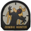 3D Klettabzeichen Zombie Hunter