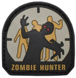 3D Klettabzeichen Zombie Hunter