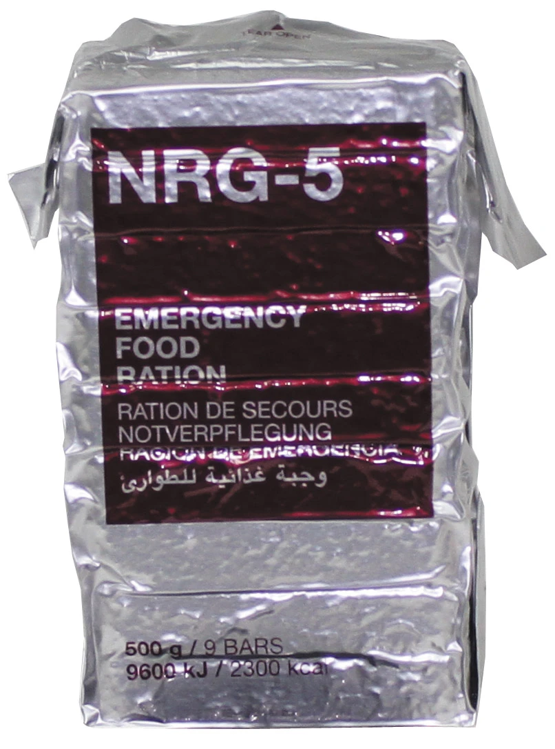 Notverpflegung NRG 5 Riegel - 20 Jahre Haltbar! 4 Notverpflegung NRG 5 Riegel - 20 Jahre Haltbar! – Bild 2