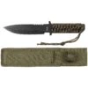 Fox Outdoor Messer Mit Leinengriff Tarn -Outdoor Ausrüstungsgeschäft 44498 outdoor messer paracord