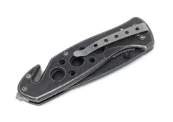 Fox Taschenmesser Mit Gurtschneider Schwarz -Outdoor Ausrüstungsgeschäft 45821 2 fox taschenmesser stonewashed mit gurtschneider