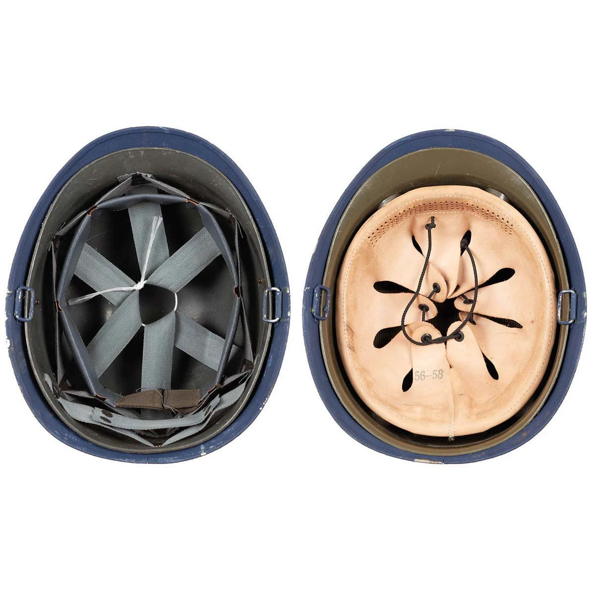 Original Belg. Stahlhelm M51 Gebr. 4 Original Belg. Stahlhelm M51 Gebr. – Bild 2