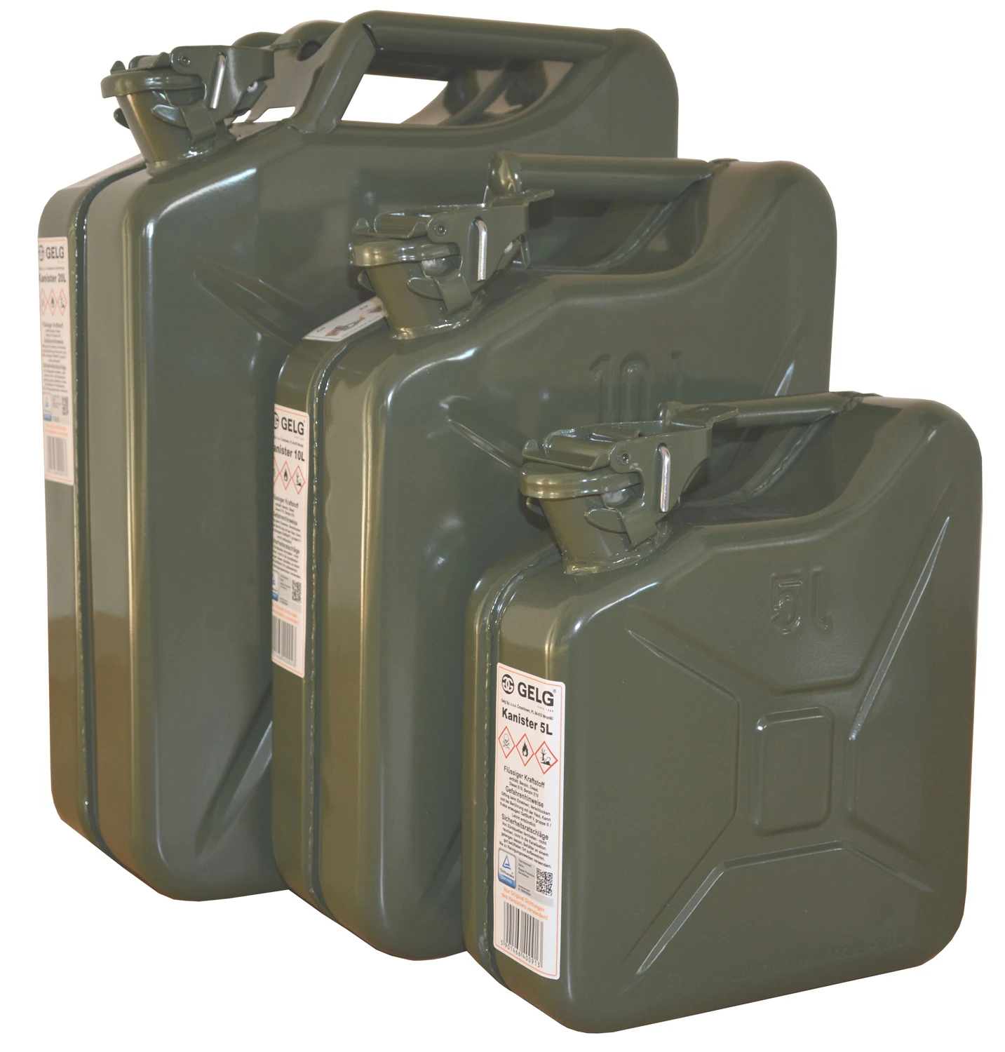 Original Nato Benzinkanister Oliv 3 Grössen 3 Original Nato Benzinkanister Oliv 3 Grössen
