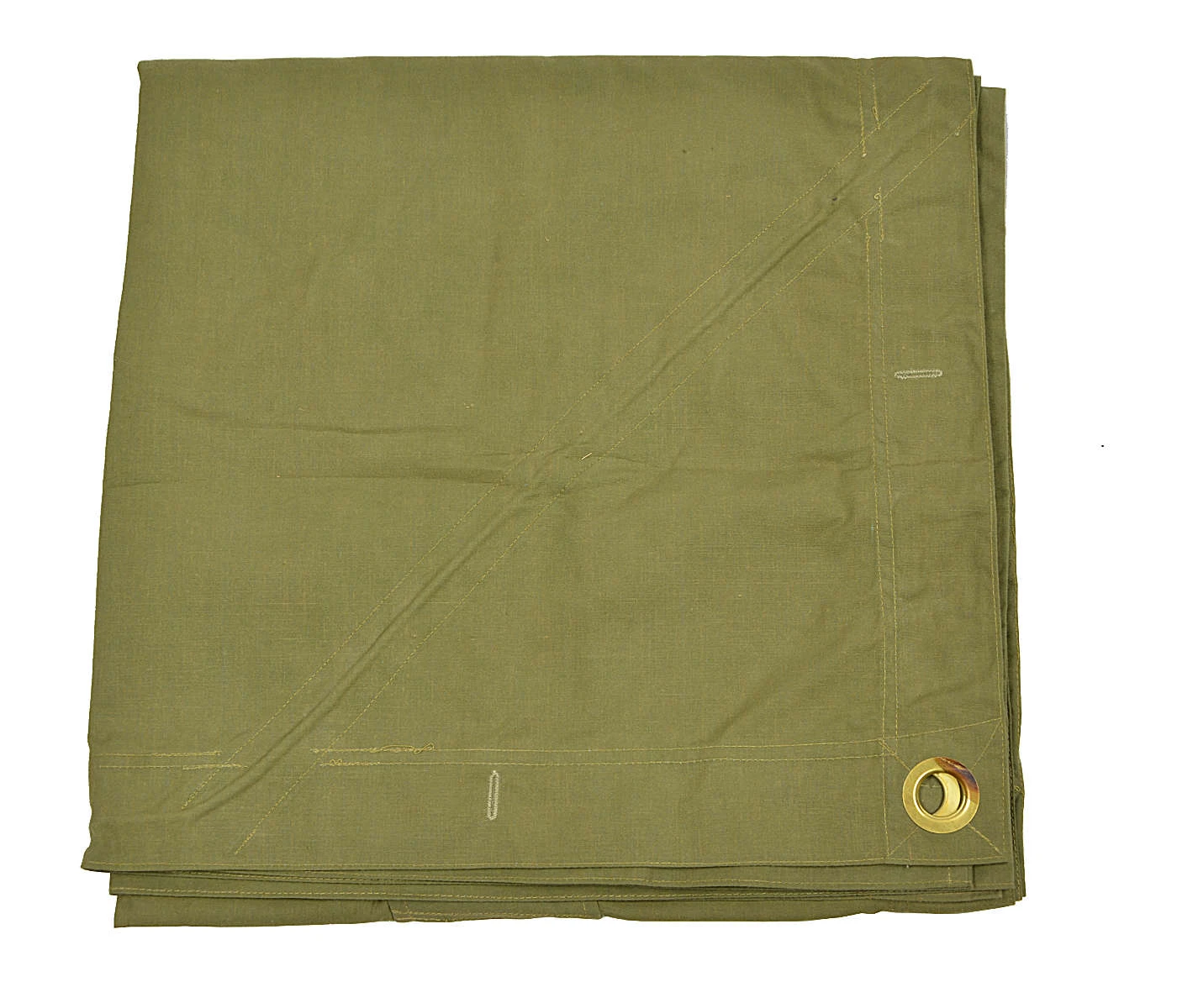 Rumänische Zeltplane Zeltbahn 180x180cm Gebraucht 4 Rumänische Zeltplane Zeltbahn 180x180cm Gebraucht – Bild 2